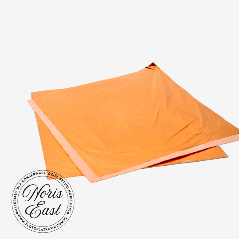 Szlagmiedź / szlagmetal miedź przekładany 100 płatków