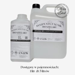 Rozpuszczalnik do szelaku, 1L lub 5L, płyn do szelaku, szelak, Noris East