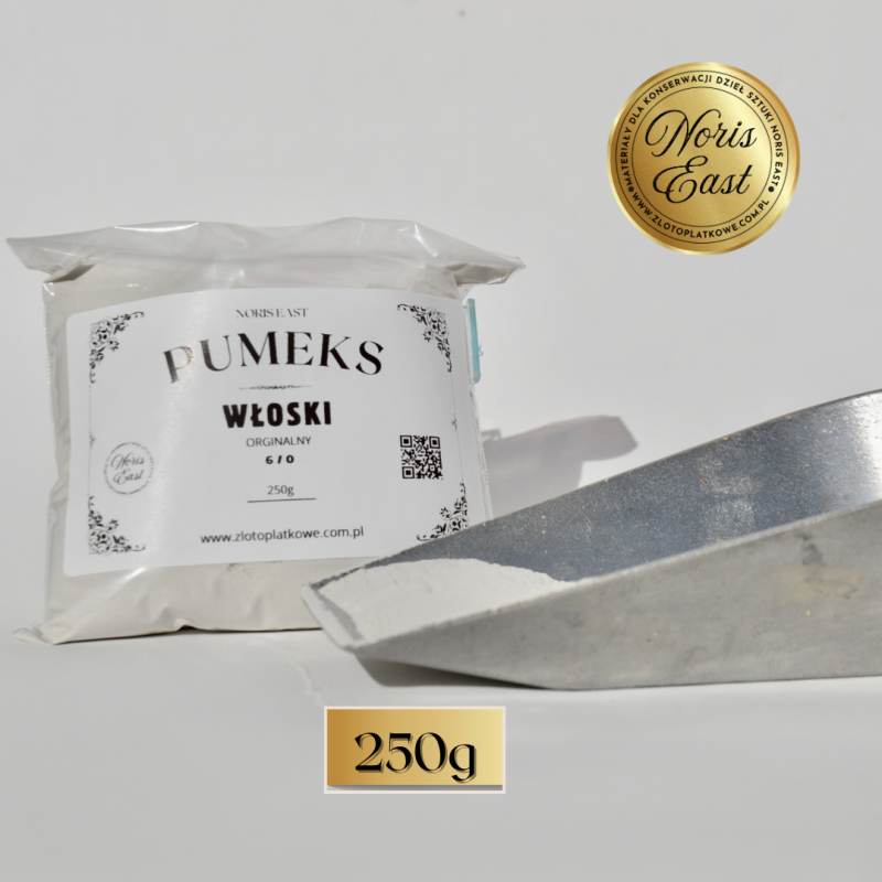 Pumeks włoski 6  mączka do polerowania politur złocenia i powierzchni drewnianych 250g