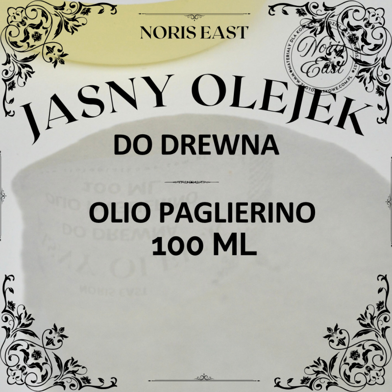 Jasny olejek do drewna – do jasnych gatunków, odżywia, rozświetla, podkreśla strukturę, idealny do politury szelakowej
