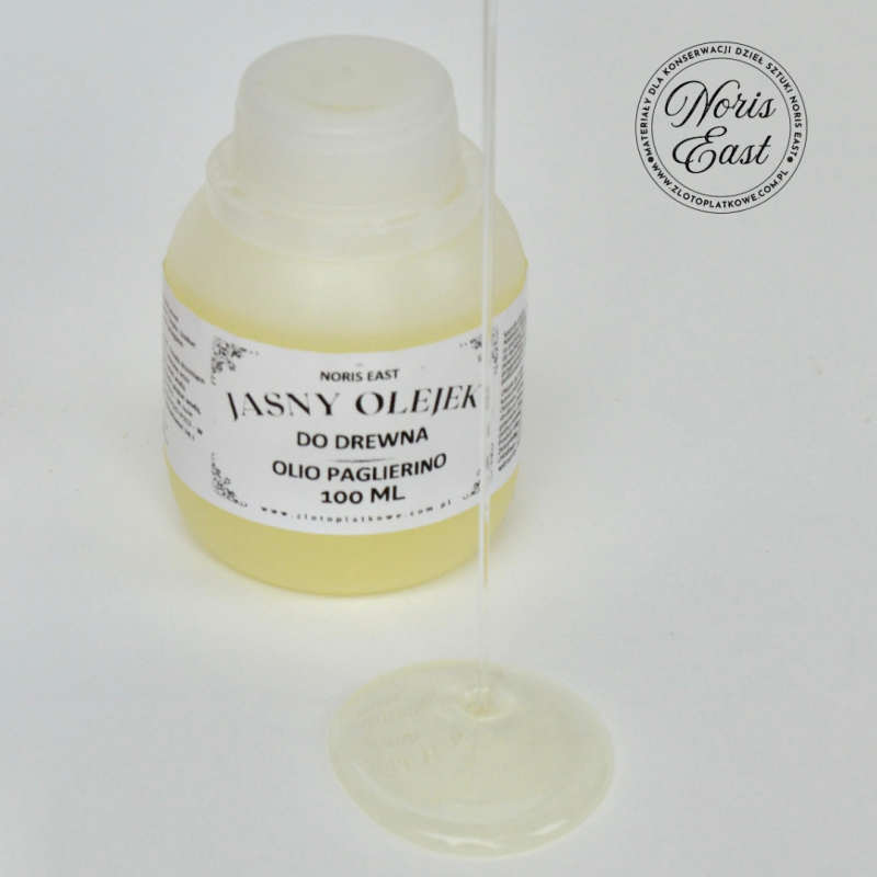 Jasny olejek do drewna – do jasnych gatunków, odżywia, rozświetla, podkreśla strukturę, idealny do politury szelakowej