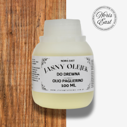 Jasny olejek do drewna – do jasnych gatunków, odżywia, rozświetla, podkreśla strukturę, idealny do politury szelakowej