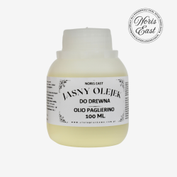 Jasny olejek do drewna – do jasnych gatunków, odżywia, rozświetla, podkreśla strukturę, idealny do politury szelakowej