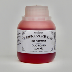 Olio Rosso – czerwony olejek do drewna, 100 ml, pielęgnacja, połysk, politura szelakowa
