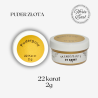 Puder złota 22karat, orange, 2g, Noris East