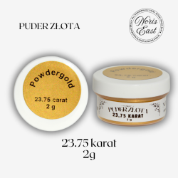 Puder ze złota Rosenoble 23,75 Karat, waga 2 g – do pozłotnictwa, konserwacji dzieł sztuki, dekoracji, Noris East