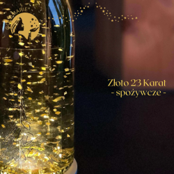 Złoto spożywcze 23 karat, złoto jadalne w pudrze, aplikator, Noris East