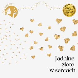 Złoto spożywcze 23 karat, złoto jadalne w pudrze, aplikator, Noris East