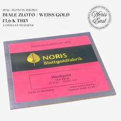 ZP26 Białe Złoto / Weiß Gold 13,6 K th15 – złoto płatkowe luzem lub transfer, NOris East