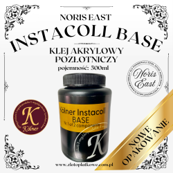 Instacoll Base, żółty, klej akrylowy dla pozłotnictwa, Noris East