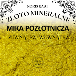 Mika pozłotnicza, złoto mineralne, 100g