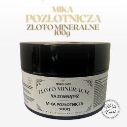 Mika pozłotnicza, złoto mineralne, 100g