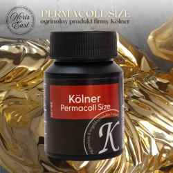 Permacoll Size czerwony 100 ml, Klej do złocenia na wysoki połysk, gotowy do użycia. Kölner, Noris East