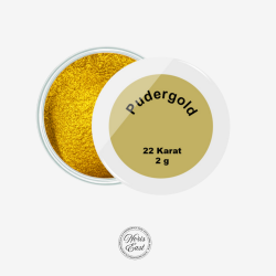 Puder złota 22karat, orange, 2g, Noris East