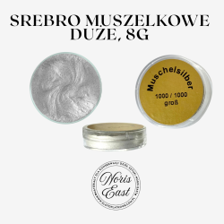 Srebro muszelkowe duże, 8 g – rozpuszczalne w wodzie | Noris East