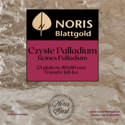 ZP31 Czyste palladium/ Reines Palladium th19, Noris East, złoto płatkowe