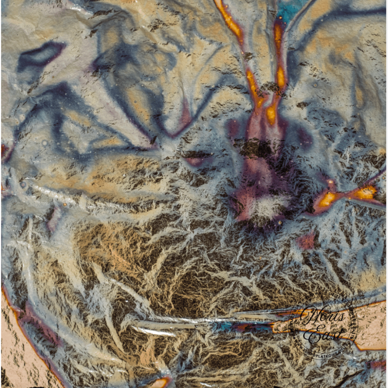 Szlagmetal oksydowany, oxydmetal czarny, Noris EAST