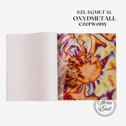 Szlagmetal oksydowany, Oxydmetal czerwony 25 płatków, Noris EAST
