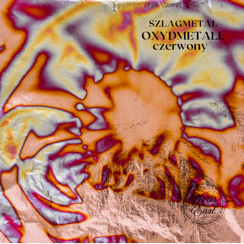 Szlagmetal oksydowany, Oxydmetal czerwony 25 płatków, Noris EAST