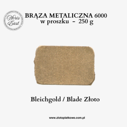 Brąza metaliczna 6000 w proszku – Blade Złoto – 250 g | Pigment metaliczny, Noris East