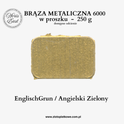 Brąza metaliczna 6000 w proszku – Englischgrün / Angielski Zielony – 250 g