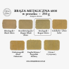 Brąza metaliczna 6000 w proszku – Reichgold / Bogate Złoto – 250 g
