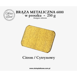 Brąza metaliczna 6000 w proszku – Citron / Cytrynowy – 250 g