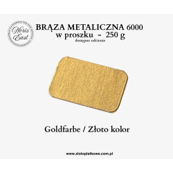 Brąza metaliczna 6000 w proszku – Goldfarbe / Złoto kolor – 250 g