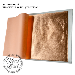 Szlagmetal miedź / szlagmiedź Transfer w książeczkach