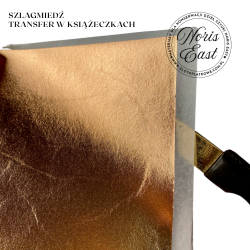 Szlagmetal miedź / szlagmiedź Transfer w książeczkach