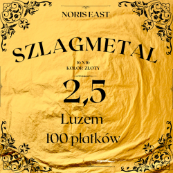 Szlagmetal Kolor 2,5, luzem - 100 płatków 16x16cm