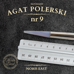 Agat polerski Nr 9 – naturalny kamień do polerowania na wysoki połysk | NORIS EAST