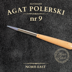 Agat polerski Nr 9 – naturalny kamień do polerowania na wysoki połysk | NORIS EAST