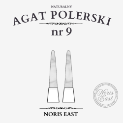 Agat polerski Nr 9 – naturalny kamień do polerowania na wysoki połysk | NORIS EAST