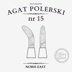 Agat polerski Nr 15 – naturalny kamień do polerowania detali | NORIS EAST