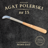 Agat polerski Nr 15 – naturalny kamień do polerowania detali | NORIS EAST