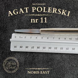 Agat polerski Nr 11 – naturalny kamień do polerowania na wysoki połysk - NORIS EAST