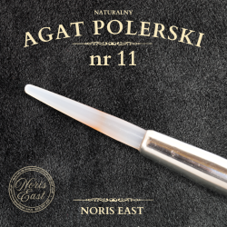 Agat polerski Nr 11 – naturalny kamień do polerowania na wysoki połysk - NORIS EAST