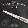 Agat polerski Nr 11 – naturalny kamień do polerowania na wysoki połysk - NORIS EAST