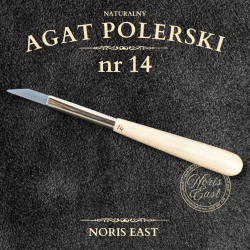 Agat polerski Nr 14 – naturalny kamień do polerowania złoceń | NORIS EAST