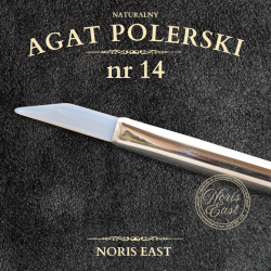 Agat polerski Nr 14 – naturalny kamień do polerowania złoceń | NORIS EAST