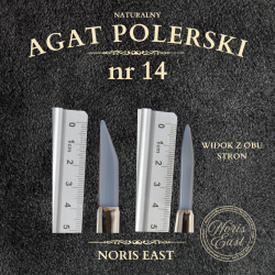 Agat polerski Nr 14 – naturalny kamień do polerowania złoceń | NORIS EAST