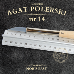 Agat polerski Nr 14 – naturalny kamień do polerowania złoceń | NORIS EAST