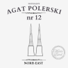 Agat polerski Nr 12 – naturalny kamień do polerowania złoceń | NORIS EAST