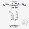 Agat polerski Nr 16 – naturalny kamień do polerowania złoceń | NORIS EAST