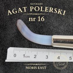 Agat polerski Nr 16 – naturalny kamień do polerowania złoceń | NORIS EAST