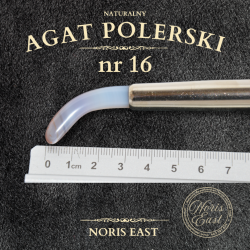 Agat polerski Nr 16 – naturalny kamień do polerowania złoceń | NORIS EAST