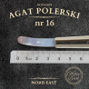 Agat polerski Nr 16 – naturalny kamień do polerowania złoceń | NORIS EAST