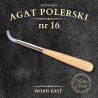 Agat polerski Nr 16 – naturalny kamień do polerowania złoceń | NORIS EAST