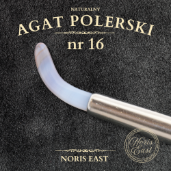 Agat polerski Nr 16 – naturalny kamień do polerowania złoceń | NORIS EAST